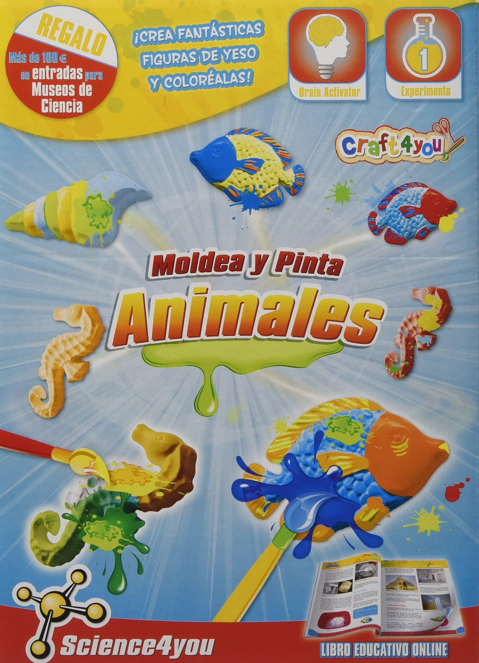 Science4you Kit for Moulding and Painting Animals – Toy Scientific and educational