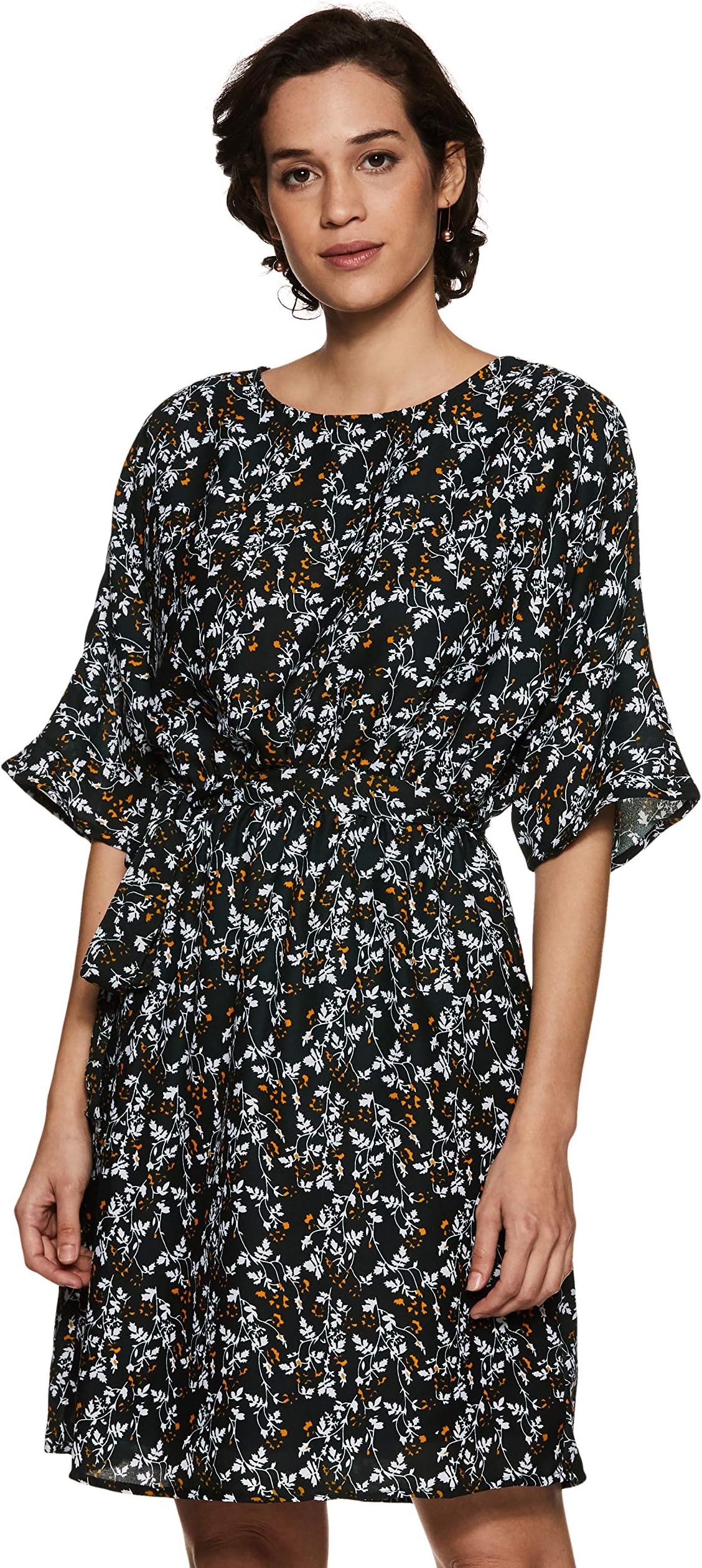 ABOF Women's Kimono Midi Dress