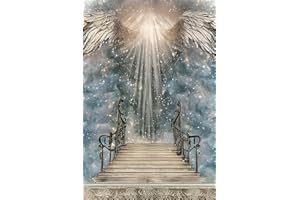 Moohue 14CT Stamped Cross Stitch Kits for Adults Beginners Angel WingsCounted Cross Stitch Kits for Adults Advanced (Angel's Wings)