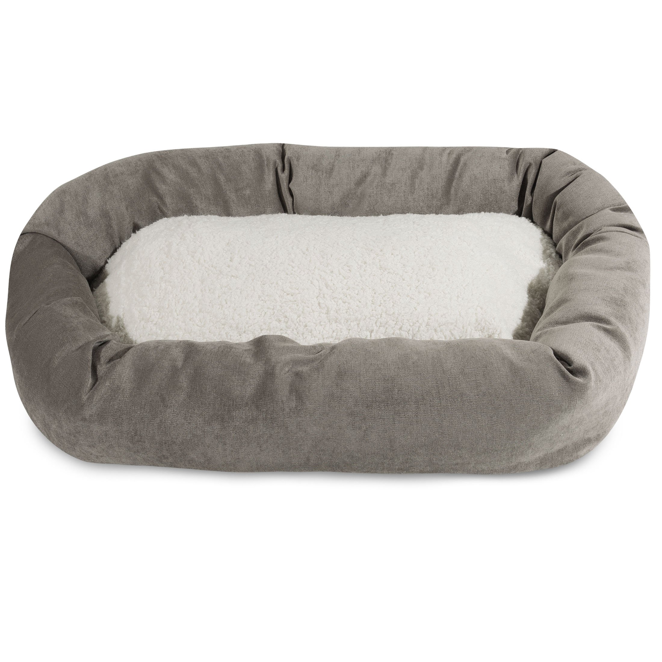 Majestic Pet Fern Villa Sherpa Bagel Bed