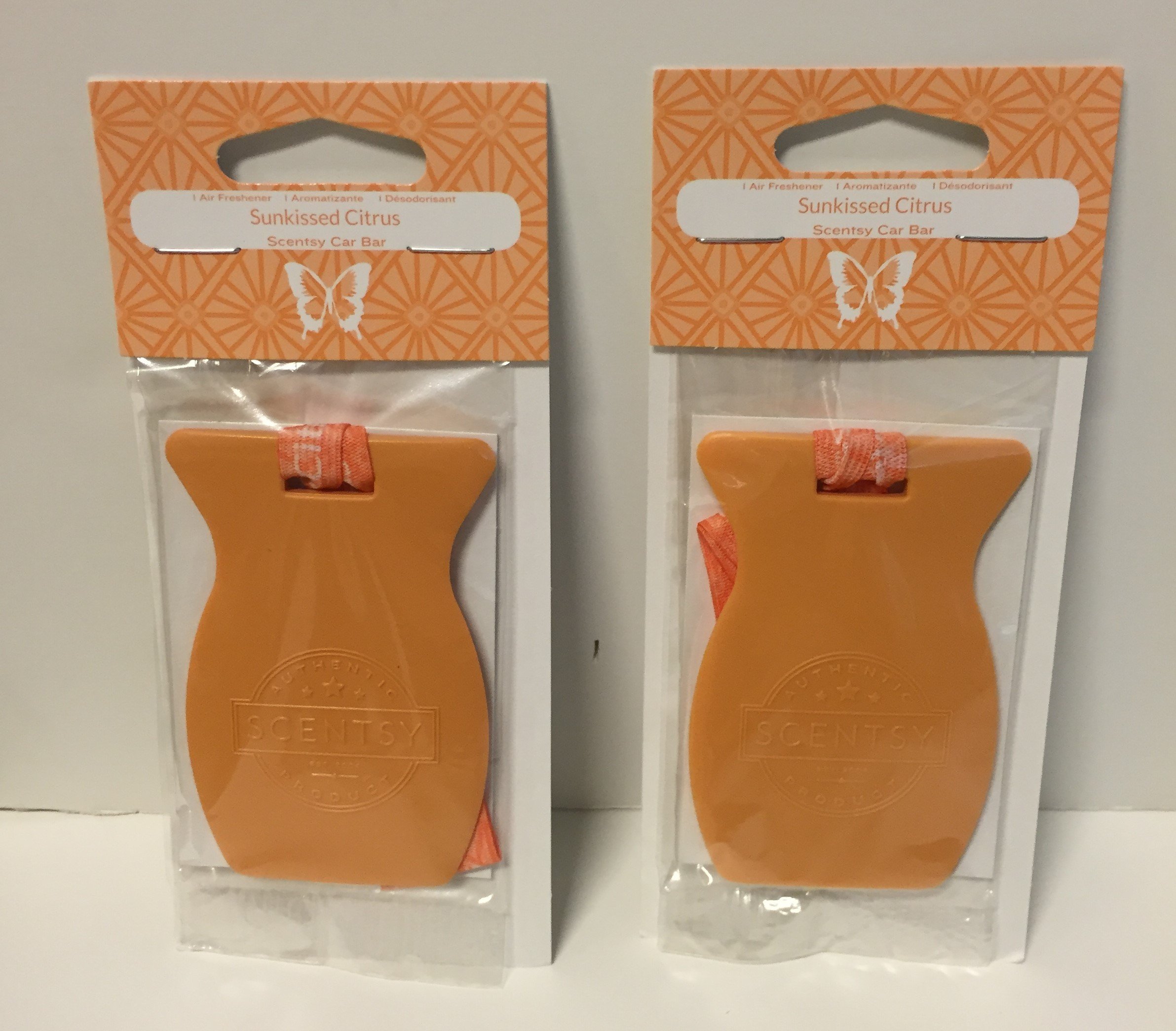 Scentsy 2pk Coconut Lemongrass Car Bar Air Freshener
