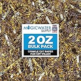 MagicWater Supply - 2 oz - Gold Metallic - Crinkle Cut Paper Shred Filler great for Gift Wrapping, Basket Filling, Birthdays, Weddings, Anniversaries