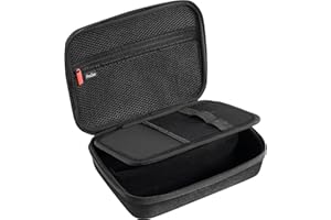 ProCase Hard Travel Case for Hair Clippers, Hair Cutting Barber Supplies Holder, Trimmer Organizer Storage Bag for Hatteker/Oneisal/Wahl 5Star/Andis Men Razor Guard Grooming Kits -Small & Black