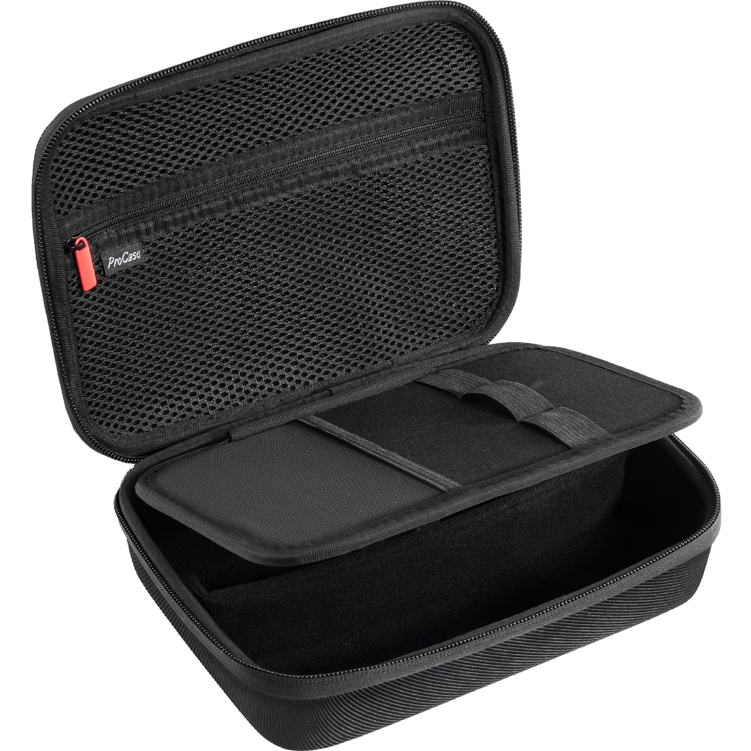 Photo 1 of ProCase Hard Travel Case for Hair Clippers, Hair Cutting Barber Supplies Holder, Trimmer Organizer Storage Bag for Hatteker/Oneisal/Wahl 5Star/Andis Men Razor Guard Grooming Kits -Small & Black