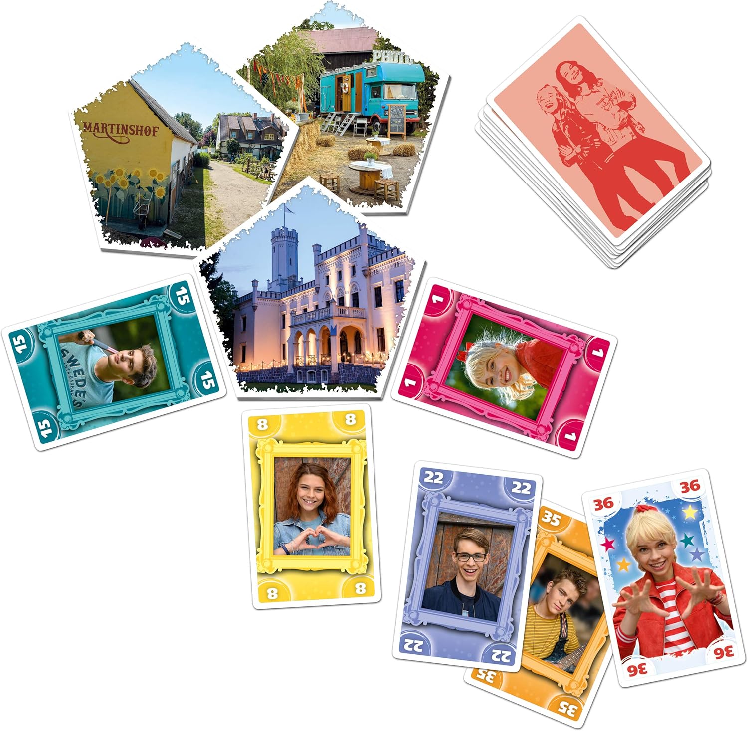 Schmidt Spiele 40603 Bibi and Tina Card Game for Series, Mehrfarbig - Image 3