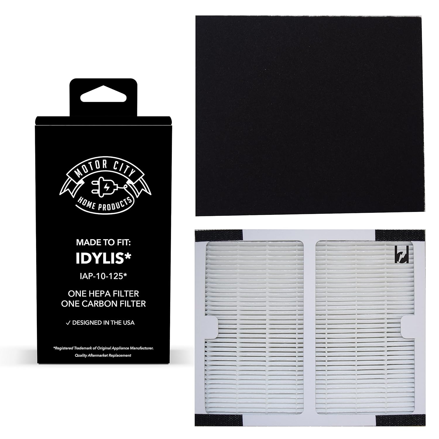 Amazon.com: Idylis B Style Compatible HEPA Air Purifier for IAP-10-125, IAP- 10-150, AC-2125, AC-2126 Filter Motor City Home Products Brand Replacement:  Home ...