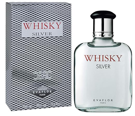 Evaflor Whisky Silver for Men, 100ml
