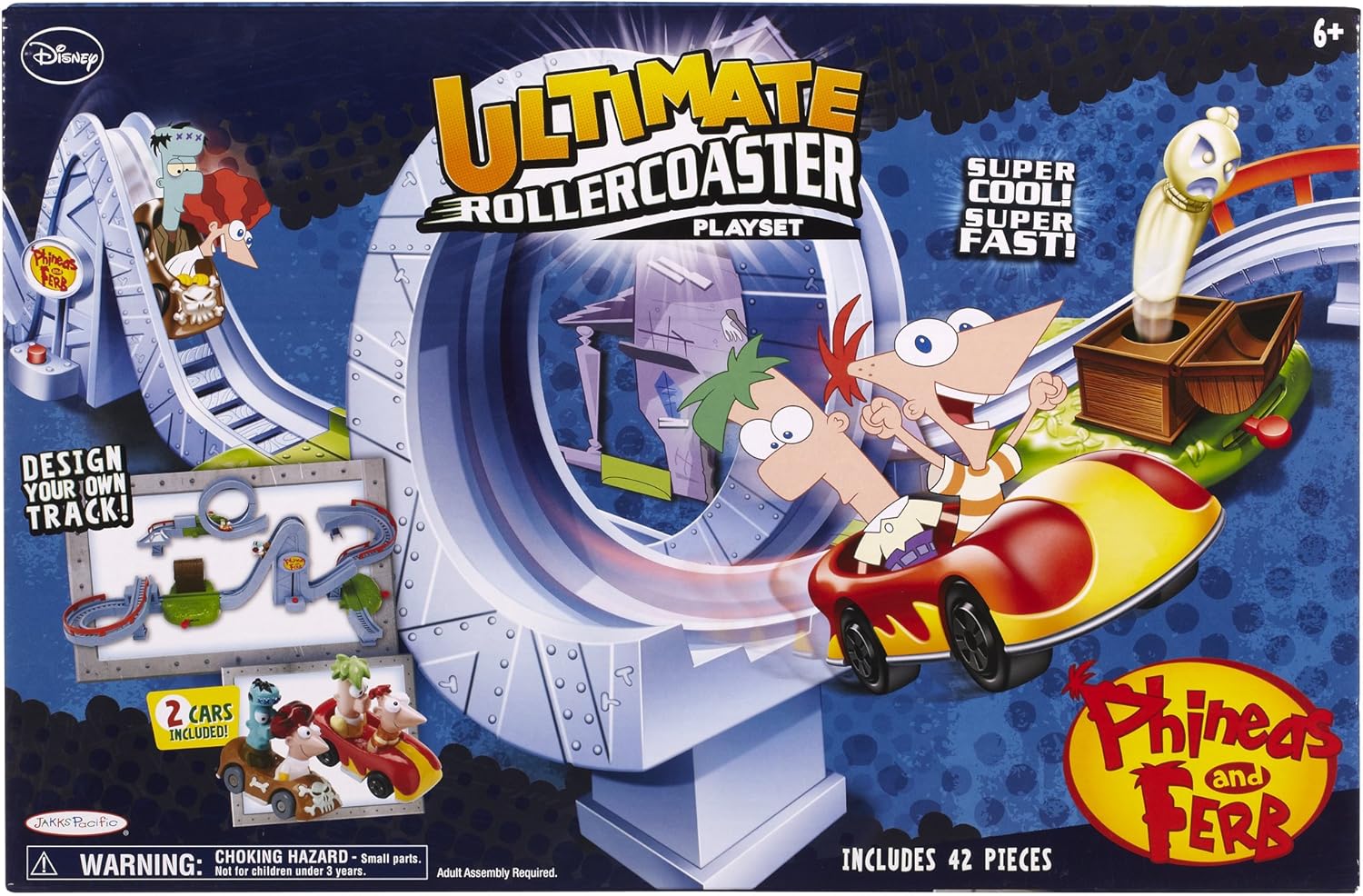 Disney Phineas and Ferb Ultimate Roller Coaster Set Amazon.co.uk Toys & Games