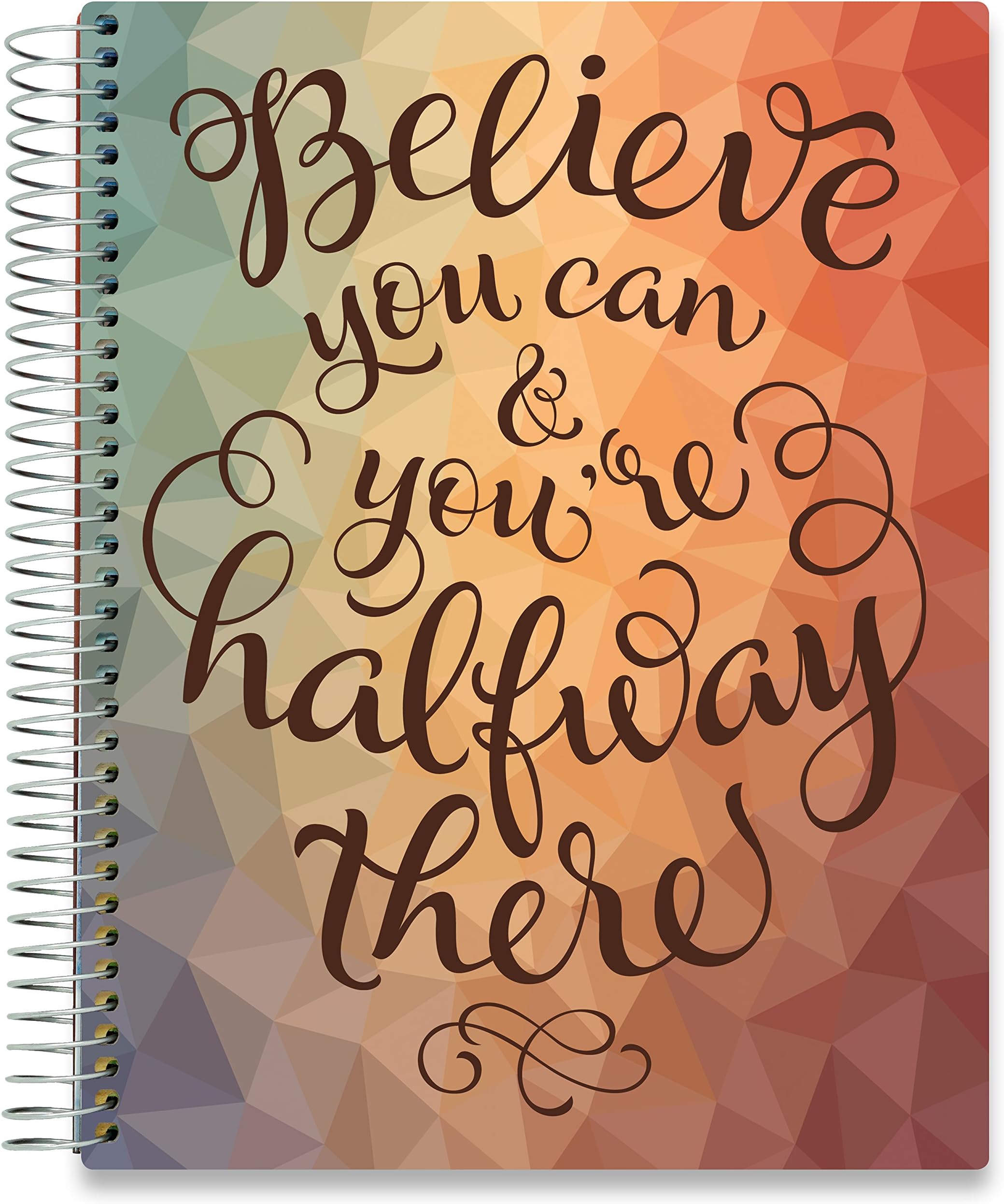 Tools4Wisdom 2019 Diary Planner A4 - Dated December 2018 Thru Dec 2019 Calendar Year - 3-in-1 Week to View Daily Weekly Monthly Hardback Organiser with Planner Stickers