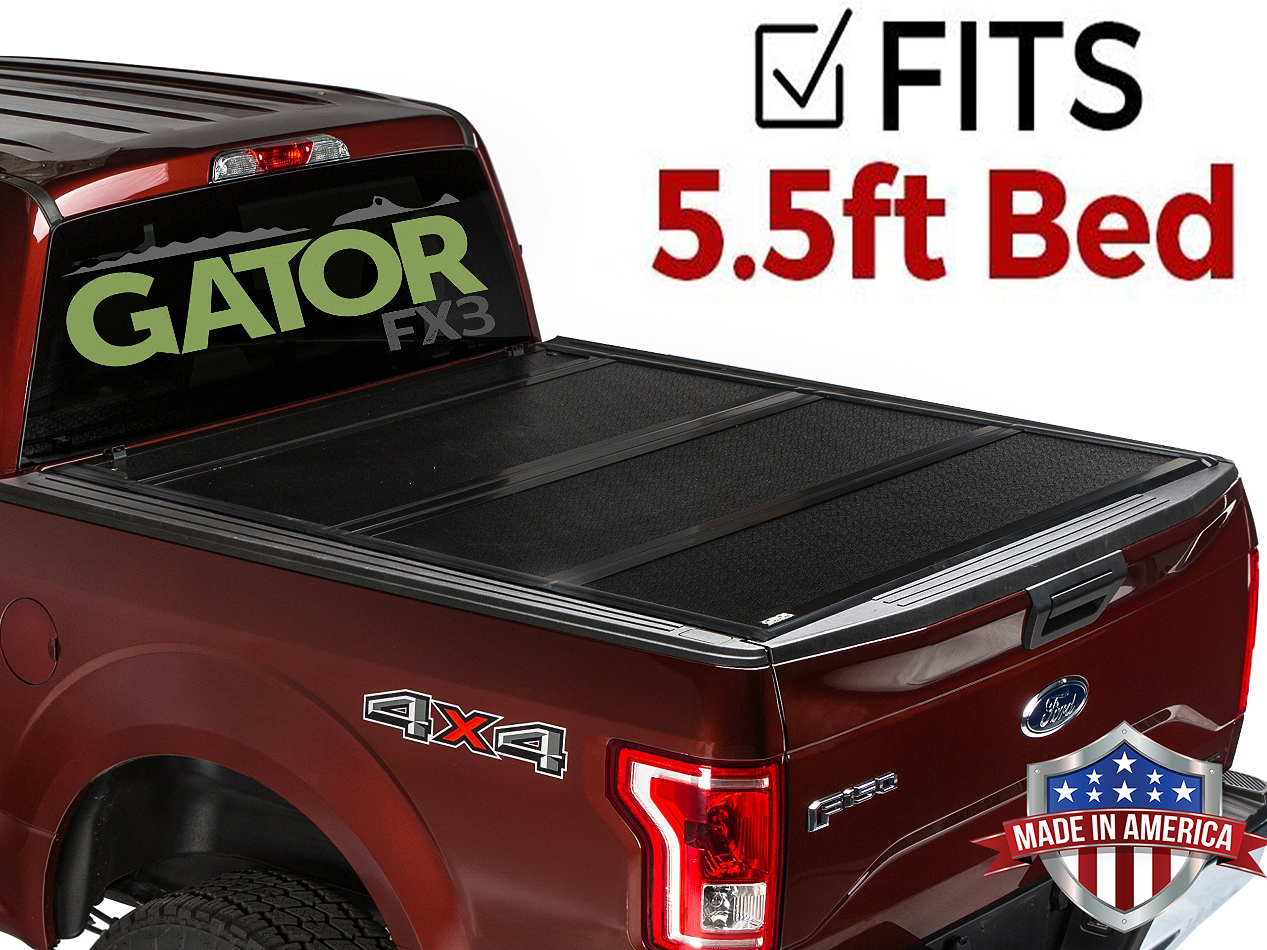 Gator Fx3 Hard Folding Tonneau Truck Bed Buy Online In El Salvador At Desertcart