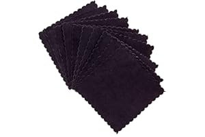 Gold Label Detailing Microfiber Suede Cloth for Ceramic Coating Application 4" x 4" | Ultra Soft Edgeless Cloth for Use with A Foam Applicator