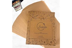 Lumos Products, Freeze Dryer Parchment Paper, Custom fit for Large HARVEST RIGHT and STAY FRESH Trays, 100% Natural Unbleached Wood Pulp, (20 1/2" x 9 1/8")
