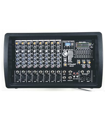 Amazon.com: MUSYSIC Digital DJ Audio Mixer Power Soundboard with