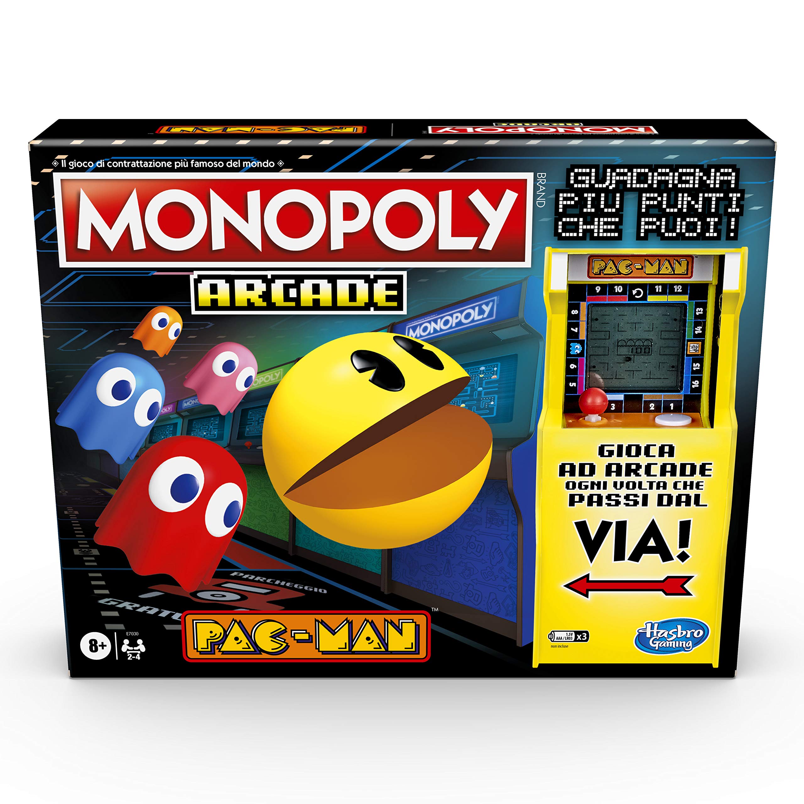 Hasbro Gaming Monopoly Arcade Pac-Man Children's Game from 8 Years