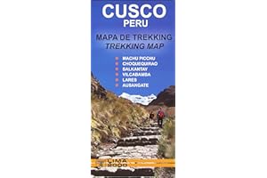 Cusco, Peru Trekking Map