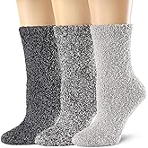 Sockswift Women's Fuzzy Socks - Ultra Soft & Warm Cozy Fluffy Plush Sleep Socks for Winter 3 Pairs