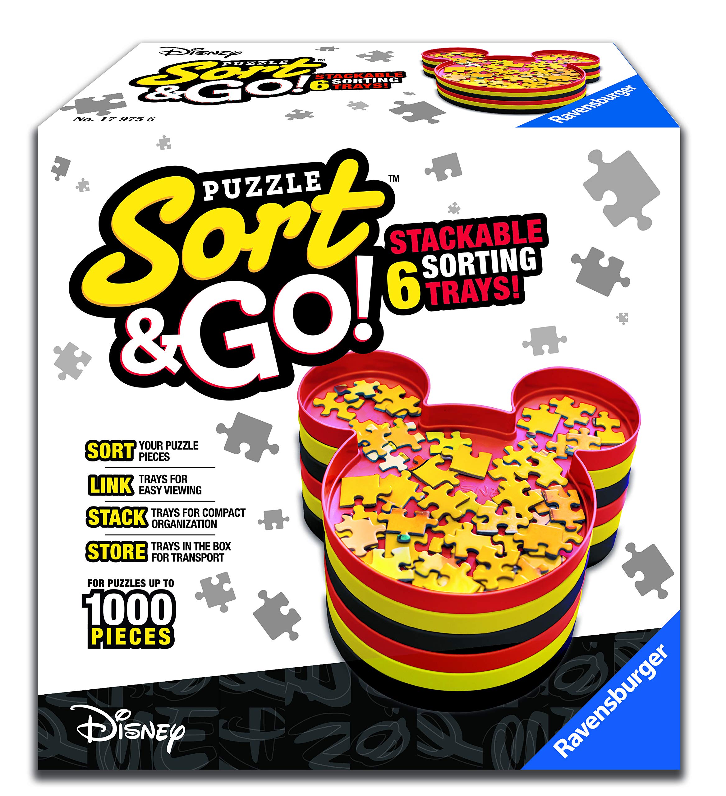 Tavite pentru sortat puzzle Ravensburger - Mickey Sort & Go (17975)