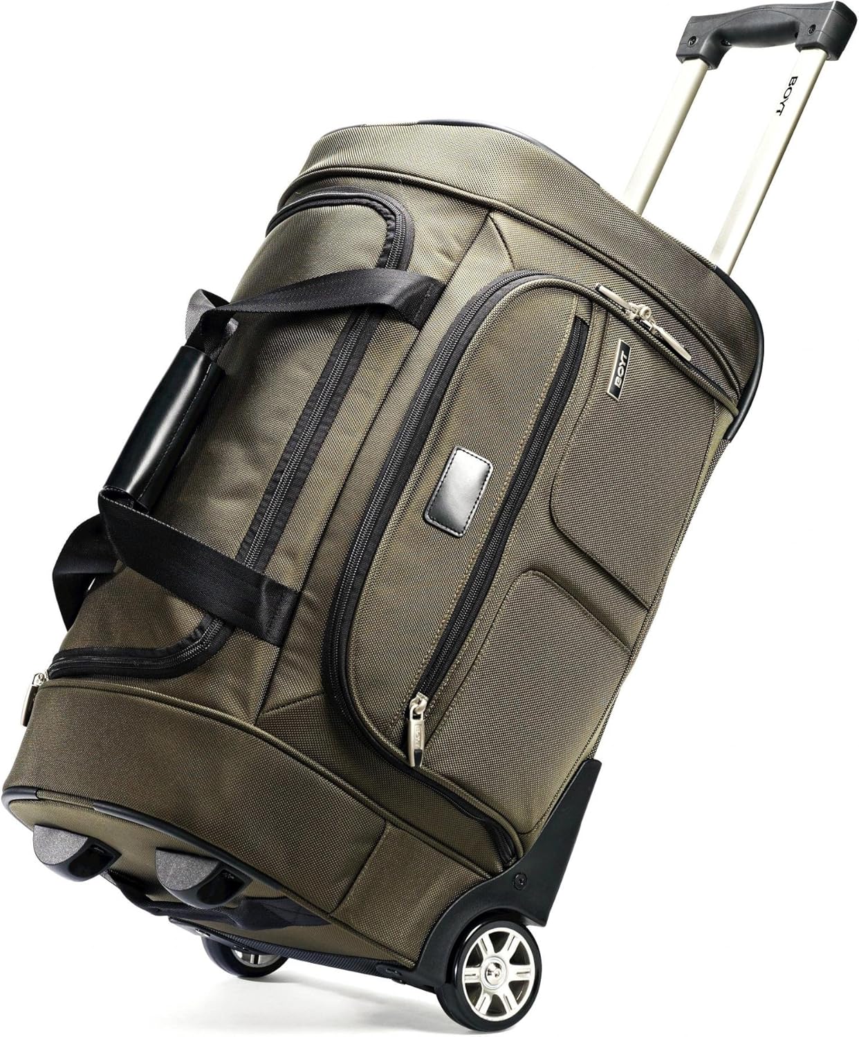 Boyt Luggage Carryon Wheeled Duffel, Olive, One Size