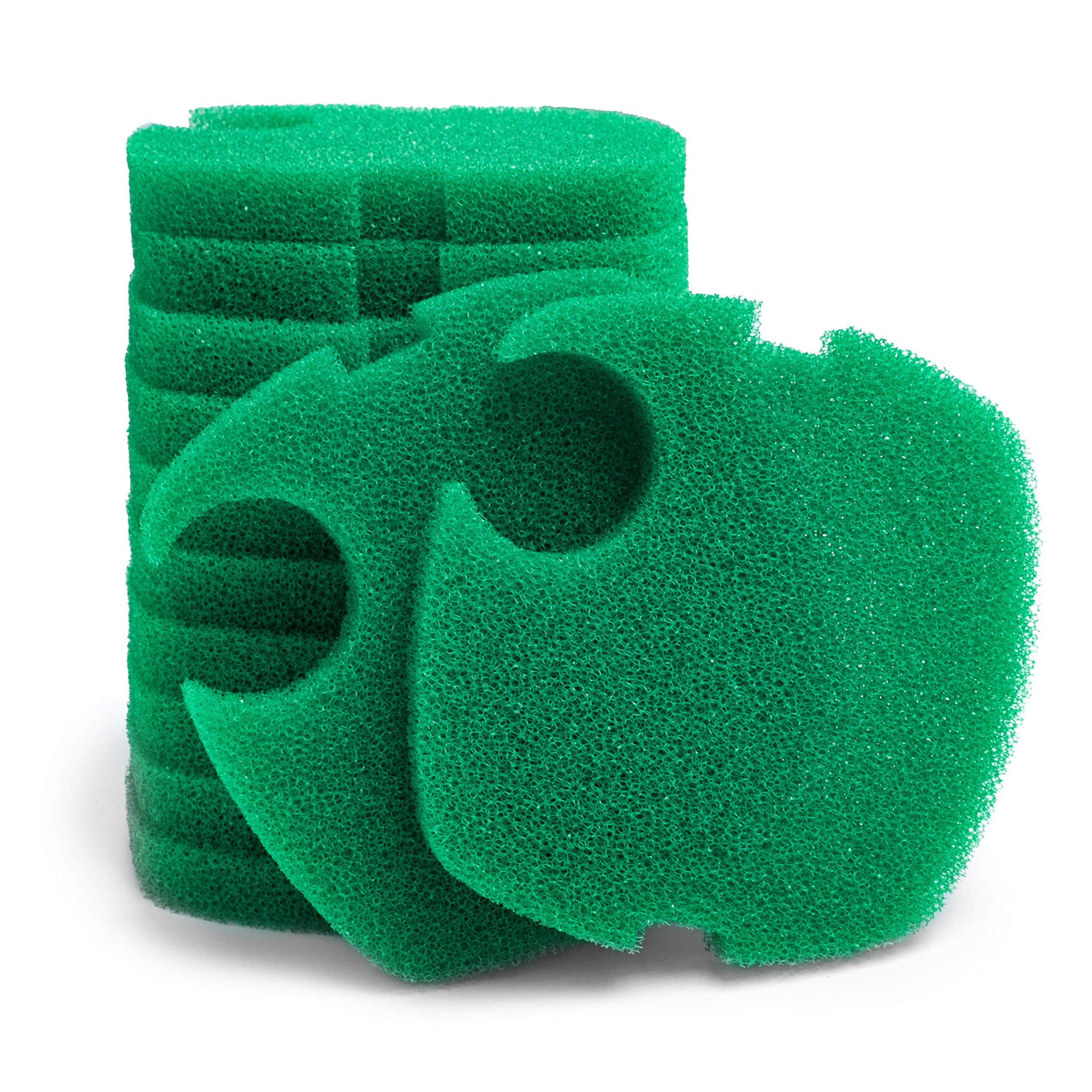 LTWHOME Compatible Coarse Filter Pads Media Replacement for All Pond Solutions 1000EF+ Aquarium External Fish Tank Filter (Pack of 12)