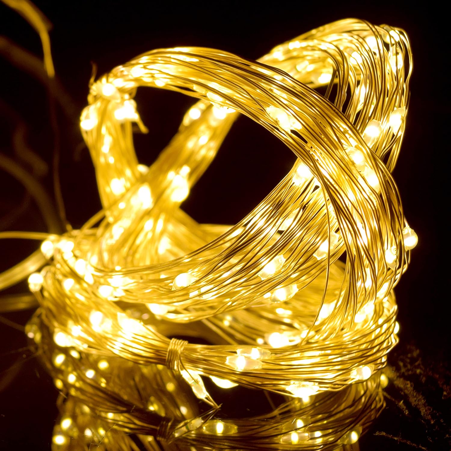 5m 50 LED Mini Fairy Lights Tinylights Warm White Micro String Lights