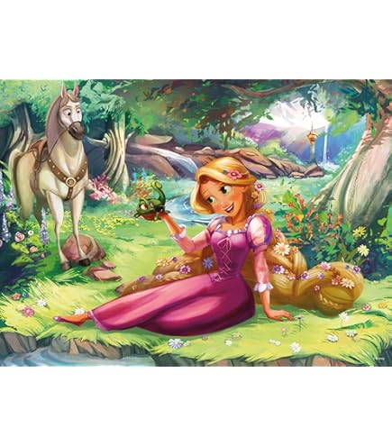 Amazon.com: Ceaco - Disney Friends - Rapunzel and Pascal - 200