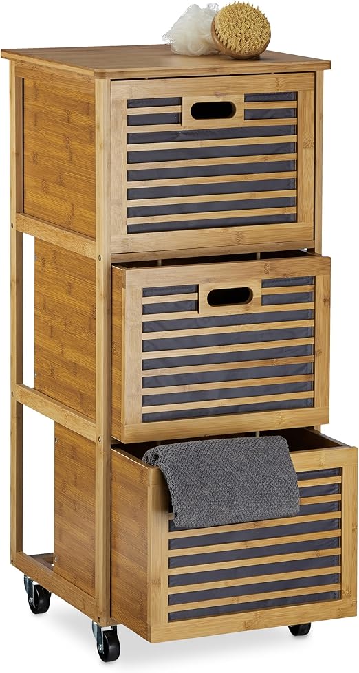 meuble sur roulette salle de bain