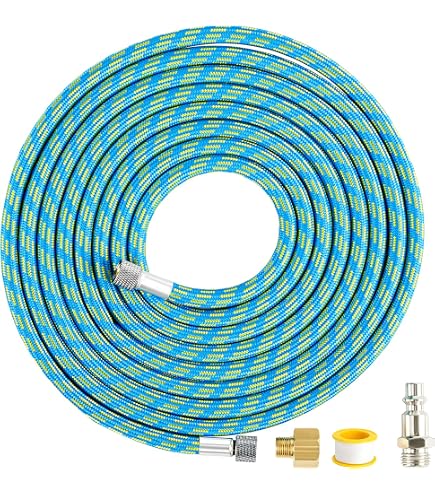 エアリシャス　エアーブラシ HUBEST 6ft Braided Airbrush Air Hose with 1/8 Inch to 1/4 Inch