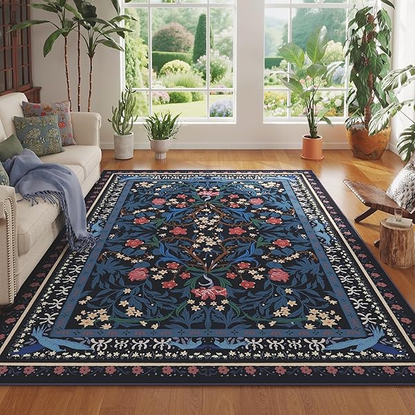 VOWKTEN AREA RUGS 8X10 FOR LIVING ROOM CLEARANCE...