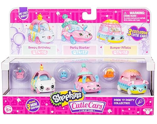 Shopkins Cutie Cars™ Pack Collections, Die cast Collectible Cars