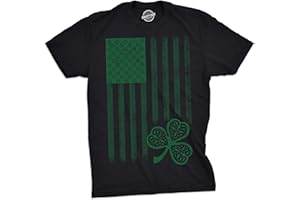 CRAZY DOG T-SHIRTS Mens Novelty Saint Patricks T Shirt Funny Irish Tees Cool Party Tees for Guys