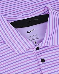 Nike Men's Dri-FIT Tour Golf Polo Lilac | Black