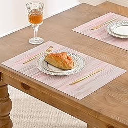 Leetaltree Misty Rose Placemats Set of 6 - Heat