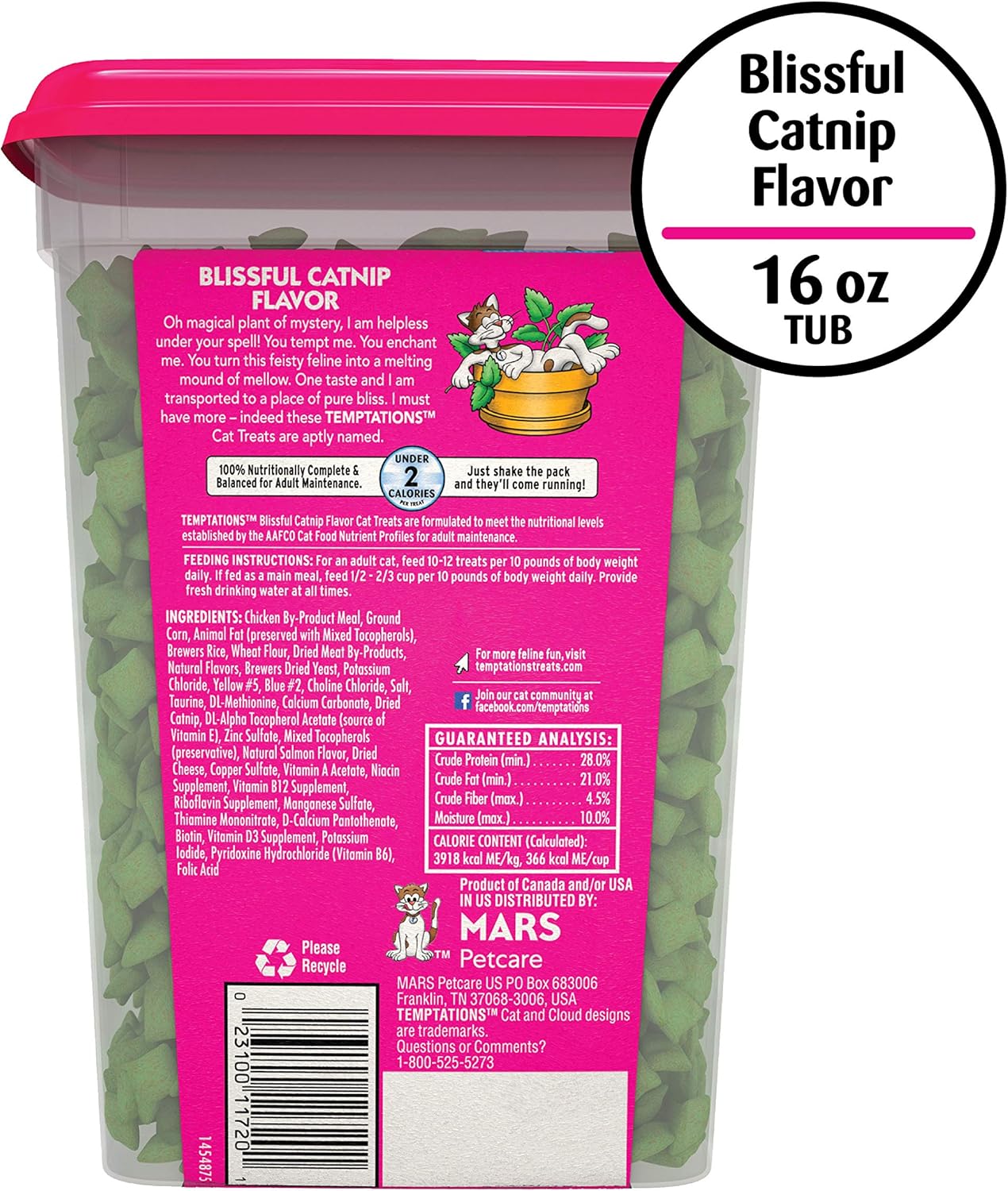 temptations cat treats catnip