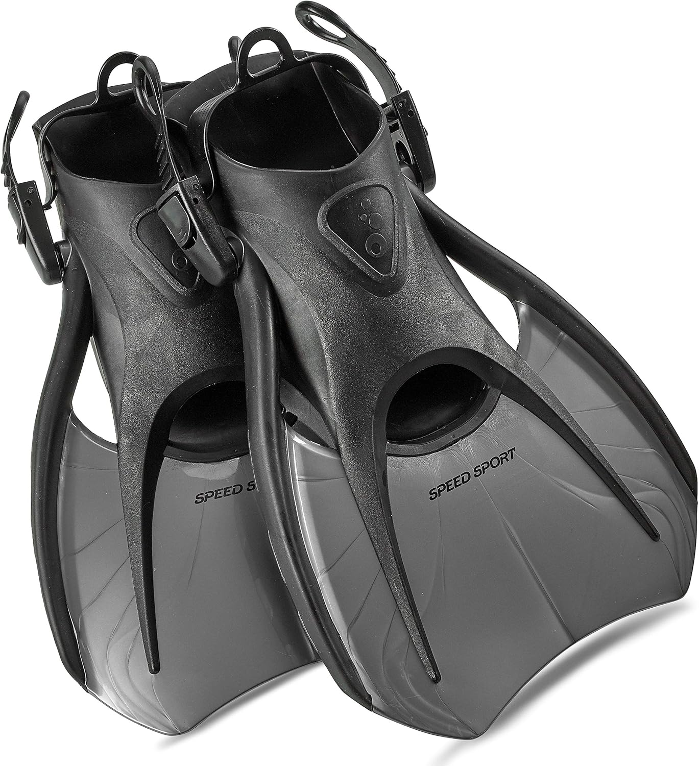 Phantom Aquatics Snorkel Fins, Swim Fins Travel Size Short Adjustable for Snorkeling Diving Adult Men Women Kids Open Heel Swimming Flippers + Net Carry Bag… : Sports & Outdoors