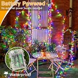 Ollny Fairy Lights Battery Operated 10m 100 LEDs Multicolour 8 Modes IP44 view 3