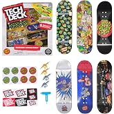 TECH DECK TMNT Sk8shop Bonus Pack Customizable Fingerboards Set | Customize 6 Boards with Skate Tool &amp; Wheels, Authentic Details, Fidget Skateboard Toy Gifts for Kids &amp; Collectors Ages 6+
