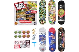 SPIN MASTER Tech Deck, TMNT Sk8shop Fingerboard Bonus Pack, Collectible and Customizable Mini Skateboards, Kids Toys for Ages 6 and up
