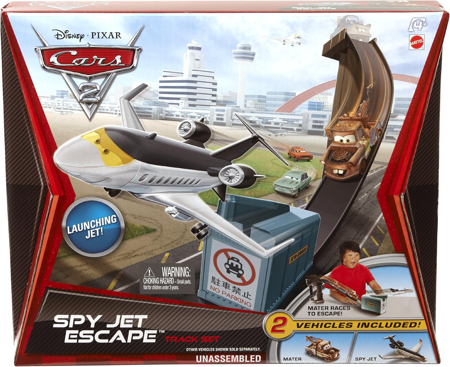 Cars 2 Spy Jet Escape Track Set 