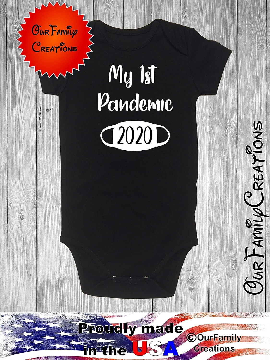 pandemic baby onesie