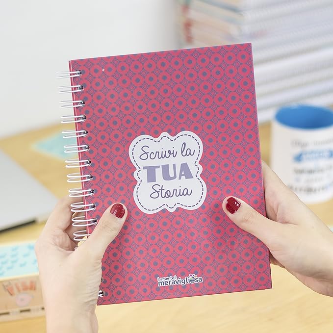 title=La Mente è Meravigliosa | Originale quaderno A5 con divertenti adesivi | Scrivi