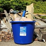 Faithfull 14 Litre Blue Industrial Builders Bucket Heavy Duty Weather Resistant view 6