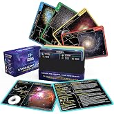 Cosmic Shards: Stargazing Cards &ndash; Messier Catalog, 110 Astronomy Flashcards | Telescope &amp; Binocular Guide, Star Charts, Astrophotography, Facts, Laminated Cards, Astronomy &amp; Space Gift for Kids &amp; Adults