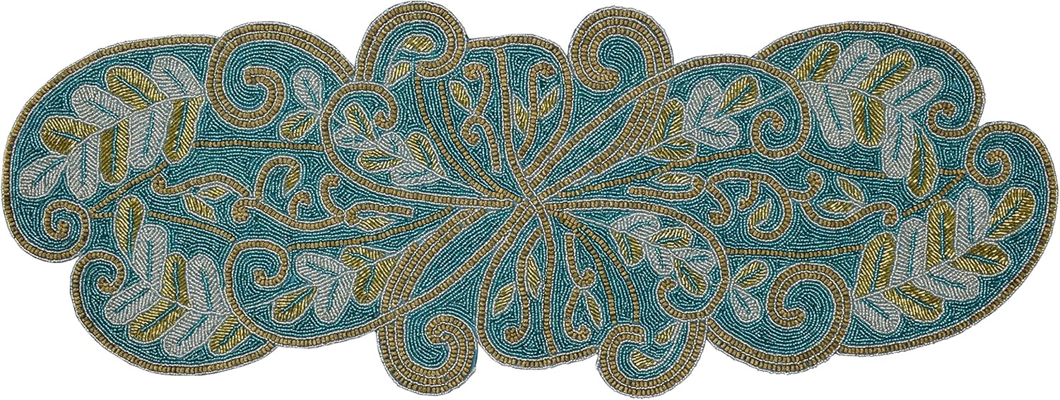 Best Beaded Table Runner Gold