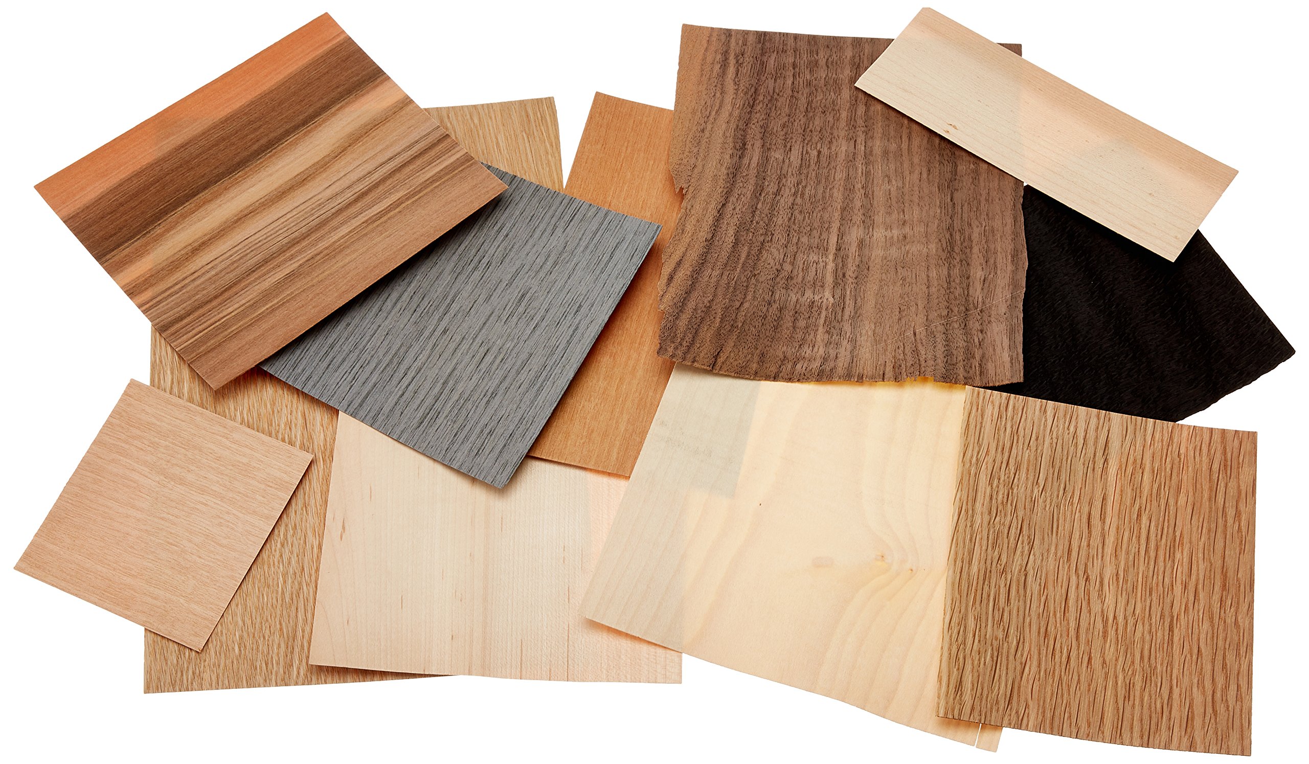 Mould Master Assorted Veneer Wood, Brown, 100 g, 21x3x19 cm (Off Cuts)