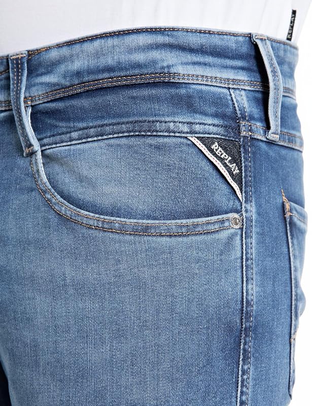 Jeans da Uomo Anbass, Medium Blue 009 (Blu), 31W/34L