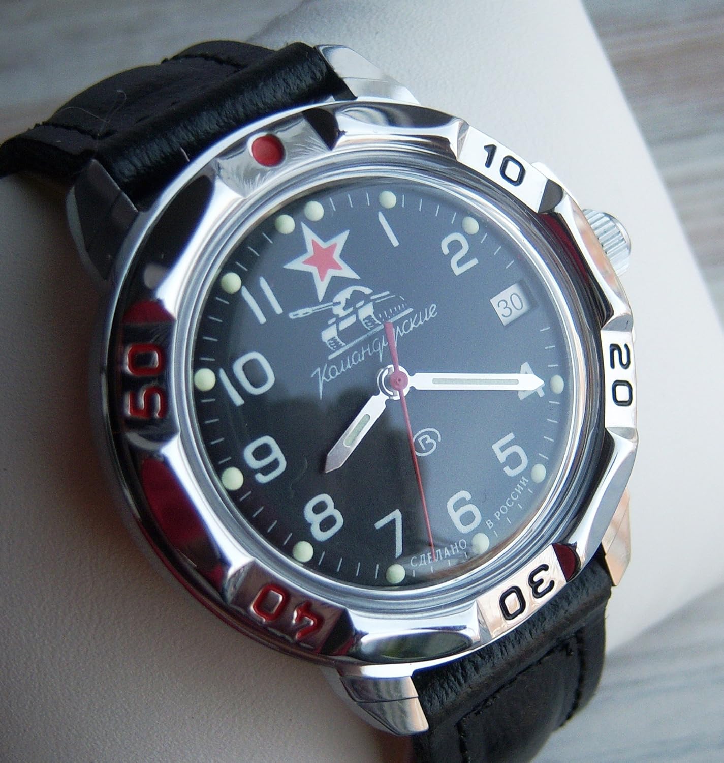 RUSSIAN VOSTOK MILITARY KOMANDIRSKIE WATCH NEW Amazon.co.uk Electronics
