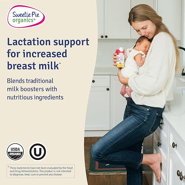 SWEETIE PIE ORGANICS LACTATION SMOOTHIE, MANGO BANANA, SUPPORT BREAST MILK PRODUCTION FOR NURSING AND PUMPING, NO ARTIFICIAL SWEETENERS, FLAVORS, OR DYES – 4 PACK