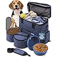 Rubyloo The Original Doggy Bag™ - Dog Travel Bag for Supplies - Ultimate Gift for Dog Owners - Includes 2 BPA-Free Travel Bowls and 2 Food Containers - Pet Travel Kit for Road Trips, Camping, RV