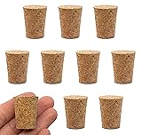 EISCO 10PK Cork Stoppers, Size #9-18mm Bottom, 24mm
