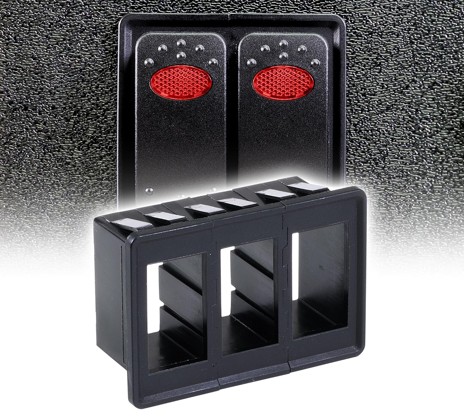3Slot Rocker Switch Panel Housing Kit [Industry Standard Fit] [Heavy